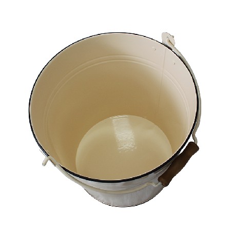 Mif garden brand power coated cream metal bucket