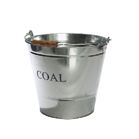 Fireplace Sets &amp; Accessories galvanized metal coal hod fireside bucket