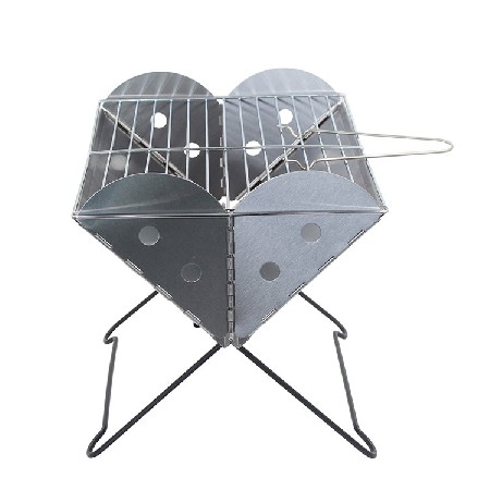 Portable Stainless Steel Folding Charcoal BBQ Grill