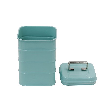 Galvanized Metal Kitchen Food Storage Container