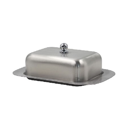 Stainless Steel Double Covered Butter Dish